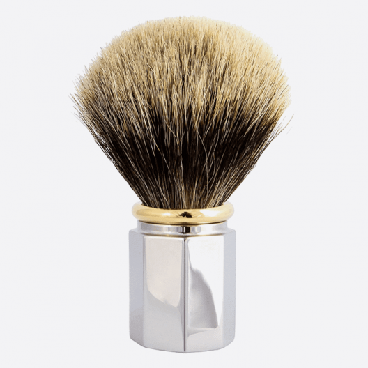 Shaving Brush Octagonal European Grey - 3 finishes