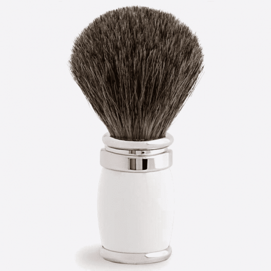 Joris Shaving Brush Russian Grey Lacquer and Palladium - 3 colours