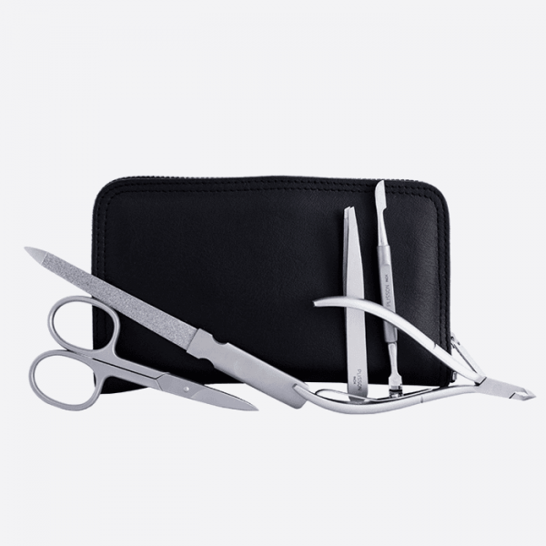 Trousse manucure noire 5 pièces