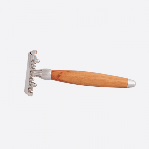 Rosewood and Palladium Razor -...