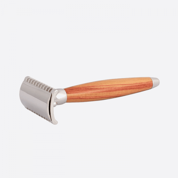 Rosewood and Palladium Razor -...