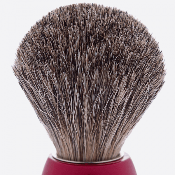 Essentiel Rasierpinsel Grau Russisch-Dachs – 9 Farben – Plisson 1808
