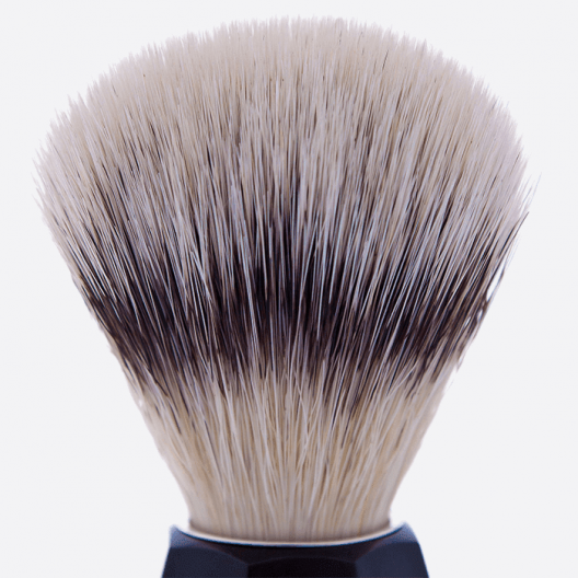 "High Mountain White" fibre faceted brush - 2 colours