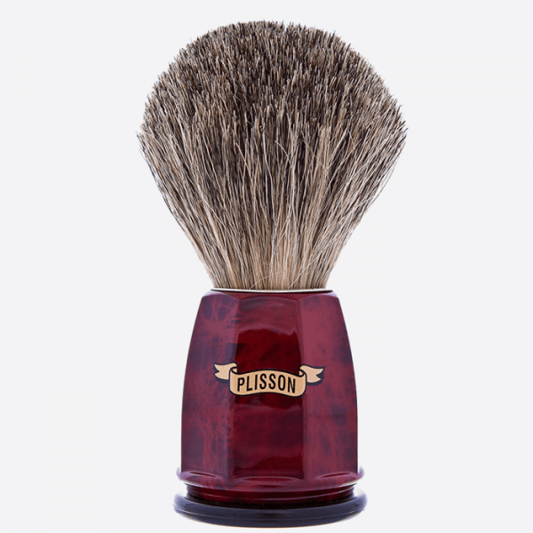 Pure Russian Grey Octagonal Badger Shaving Brush