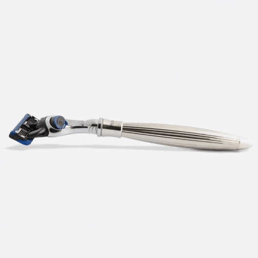 Fusion Razor with Palladium Godron Finish - Plisson 1808