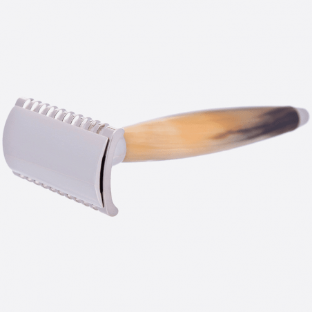 Maquinilla de afeitar de seguridad - cuerno y paladio