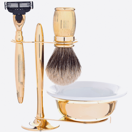 Set Prestige Finish Gold 24 Karat - Plisson 1808