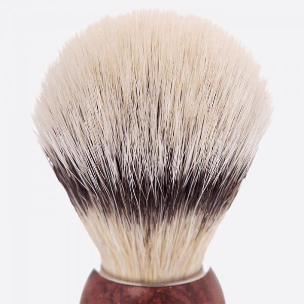 Shaving Brush Plisson synthetic fibre and Bubinga