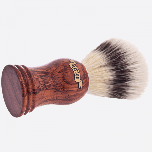 Shaving Brush Plisson synthetic fibre and Bubinga