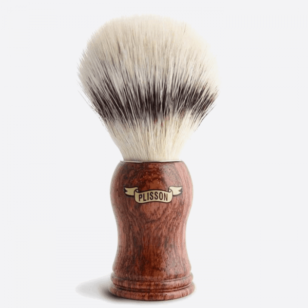 Shaving Brush Plisson synthetic fibre and Bubinga