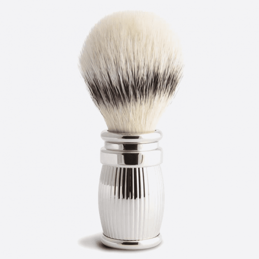 Shaving brush Plisson synthetic fibre and Palladium finish