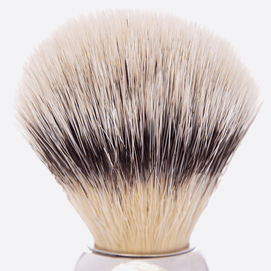 Antique Shaving Brush - "High mountain white" Fibre