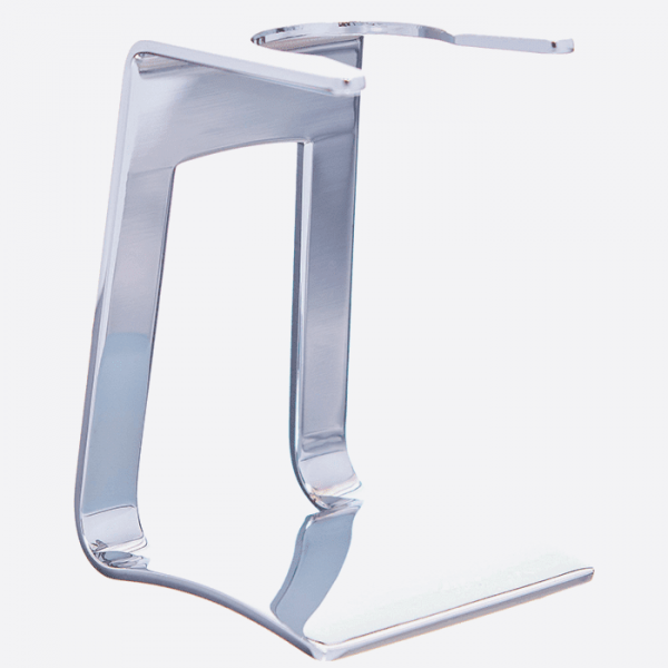 Nickel-Plated Brass Shaving Brush Stand – Plisson 1808