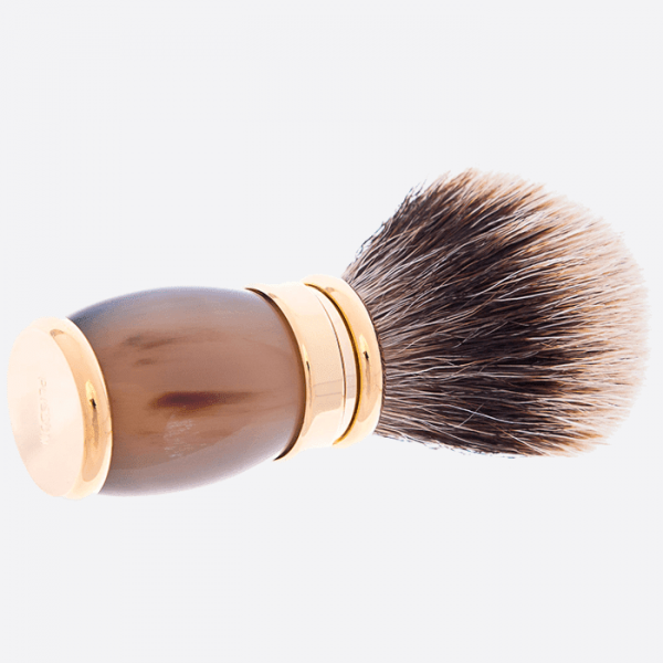 Brosse à barbe en corne naturell - Plisson 1808