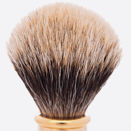 Natural horn beard brush - Plisson 1808
