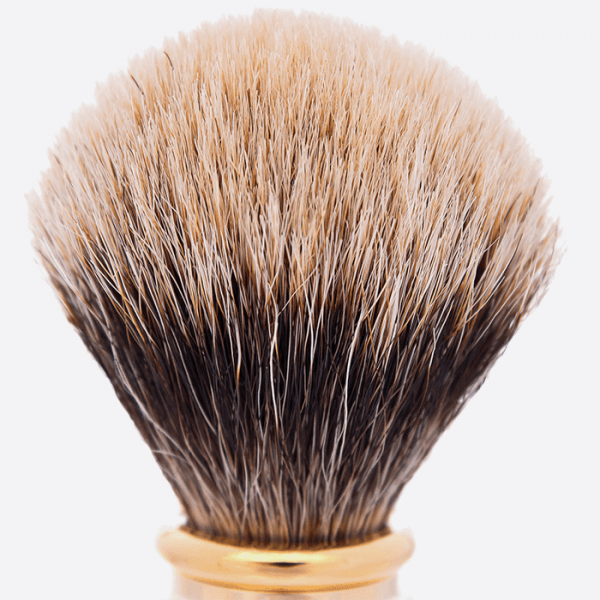 Natural horn beard brush - Plisson 1808