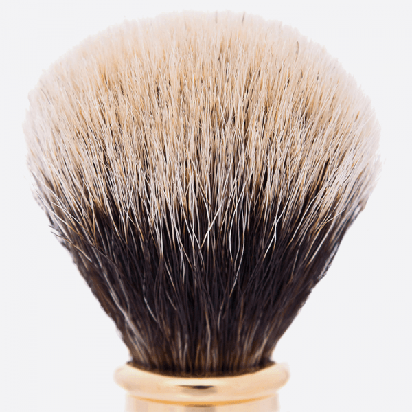 Natural horn beard brush - Plisson 1808