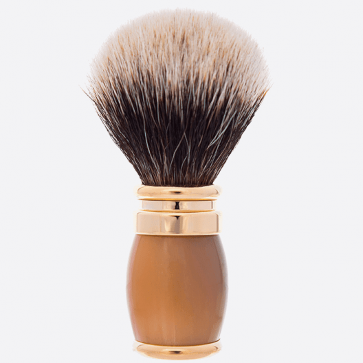 Natural horn beard brush - Plisson 1808