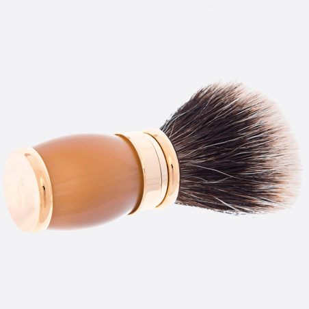 Natural horn beard brush - Plisson 1808
