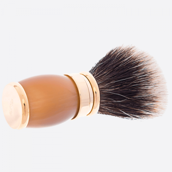 Natural horn beard brush - Plisson 1808