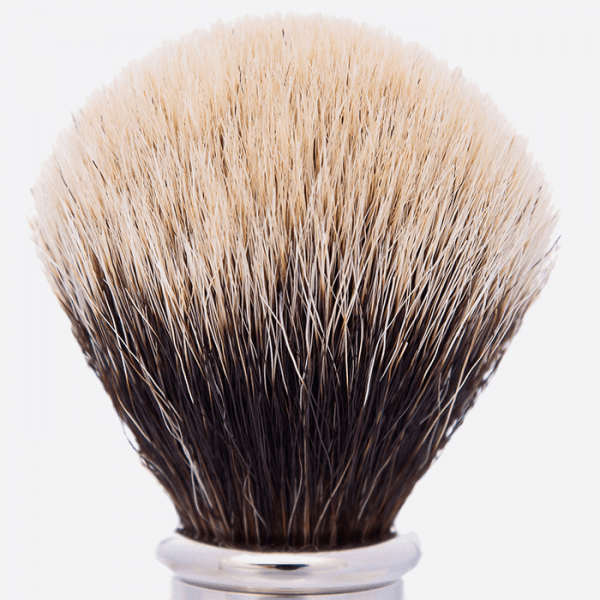 Genuine horn beard brush - Plisson 1808