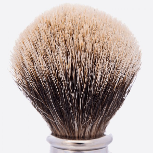 Genuine horn beard brush - Plisson 1808