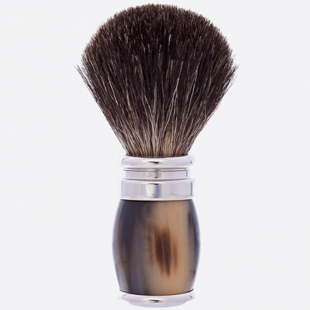 Genuine horn beard brush - Plisson 1808