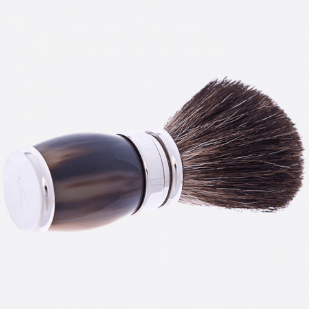 Genuine horn beard brush - Plisson 1808