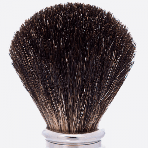 Genuine horn beard brush - Plisson 1808