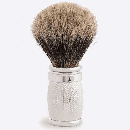 Shaving brush in solid brass - Plisson 1808