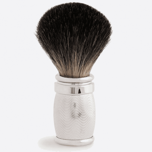 Shaving brush in solid brass - Plisson 1808