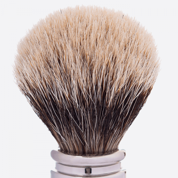 Blaireau fût godron droit Palladium