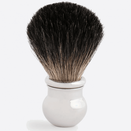 Palladium Finish Boule Shaving Brush