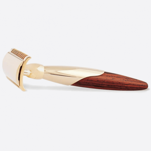 Royal rosewood and gold razor – Plisson 1808
