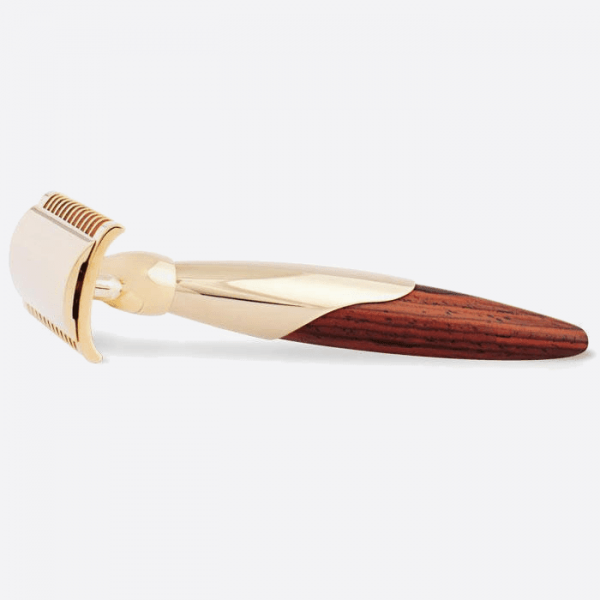 Royal rosewood and gold razor – Plisson 1808