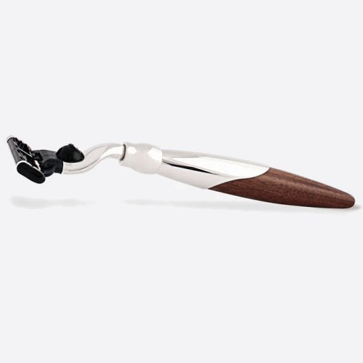 Odyssey Mach3 Razor - Palladium and Canadian Walnut