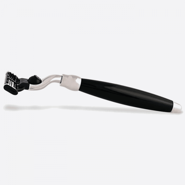 Black lacquer & palladium mach3 razor