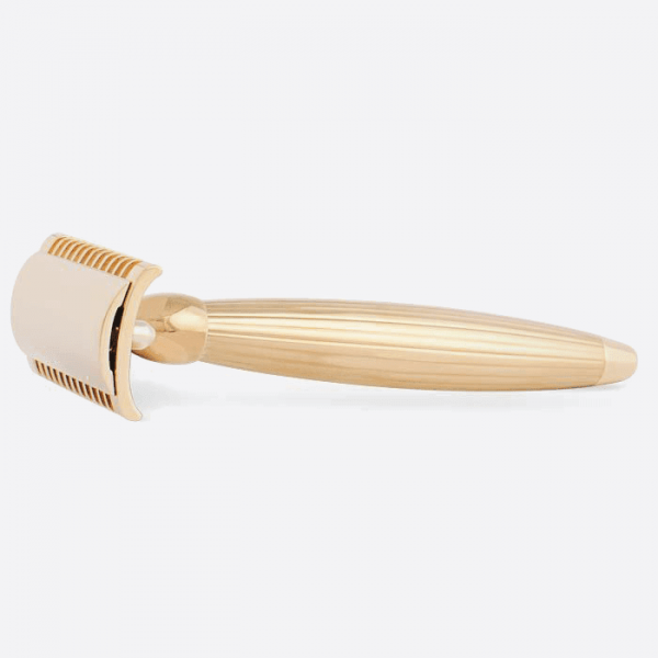 Solid Brass Razor with Gold Finish – Plisson 1808