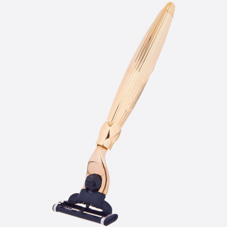 Godroon gold plated razor - mach3 or safety