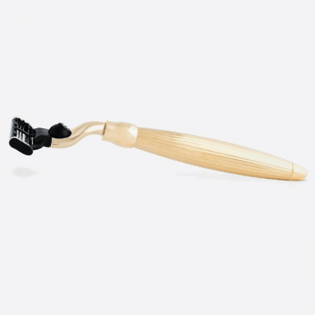Solid Brass Razor with Gold Finish – Plisson 1808