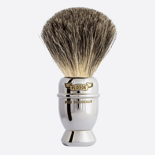 Blaireau Antique Nickelé - Pur Gris de Chine