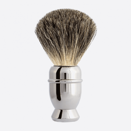 Blaireau Antique Nickelé - Pur Gris de Chine