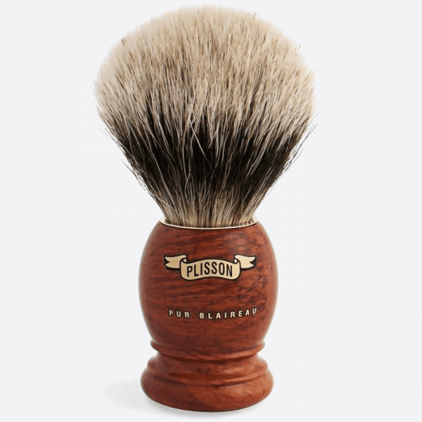 European White Heather Shaving Brush - Plisson 1808