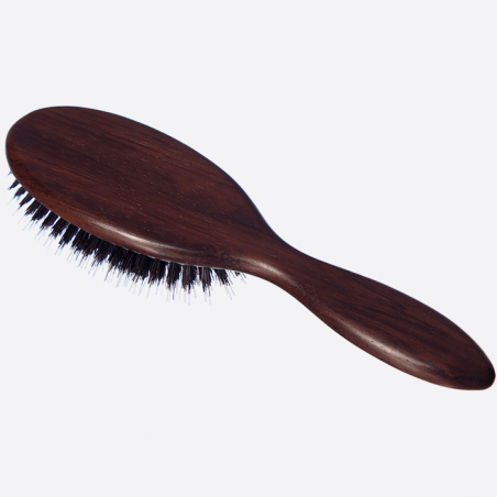 Brosse à cheveux pneumatique, poil de sanglier et picots nylon - Plisson 1808