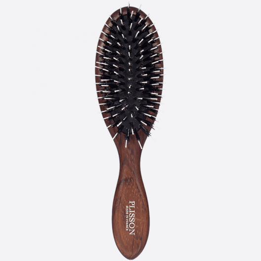 Pneumatic boar bristle hair brush Small - Plisson 1808