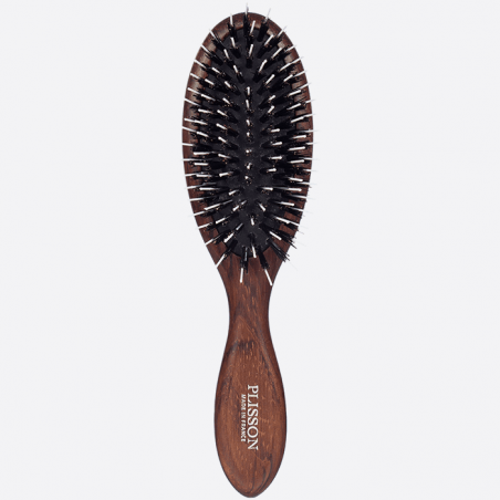 Pneumatic boar bristle hair brush Small - Plisson 1808