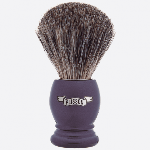 Essentiel Rasierpinsel Grau Russisch-Dachs – 9 Farben – Plisson 1808