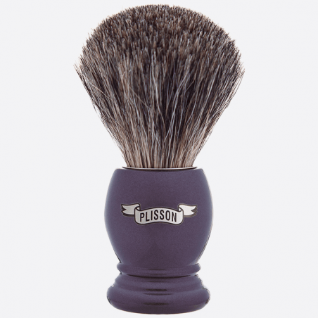 Essentiel Rasierpinsel Grau Russisch-Dachs – 9 Farben – Plisson 1808