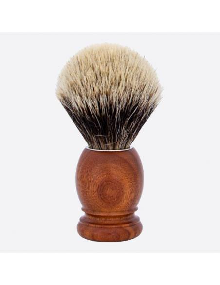 Brocha de afeitar Original madera de Palisandro Santos Gris Europeo