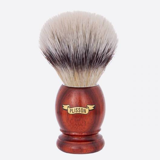 Shaving Brush Padouk and white synthetic fibre